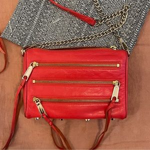 Rebecca minkoff red crossbody